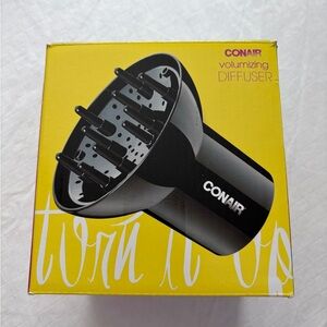 New in Box Conair Black Volumizing Diffuser